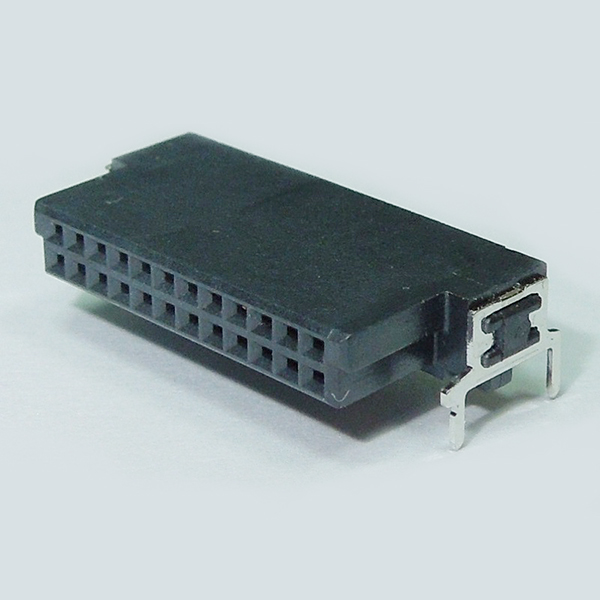 SMC01D 1.27mm Pitch Female Dual Row Board to Board Connector Horizontal SMT Type w/ Board lock Dip Type ( Har-Flex )