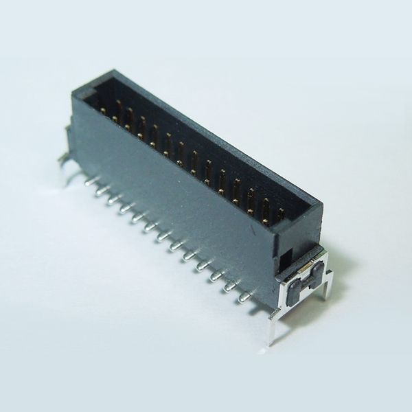 SMC04RD 1.27mm Pitch Male Dual Row Board to Board Connector Vertical SMT Type w/ Board lock Dip Type ( Har-Flex )