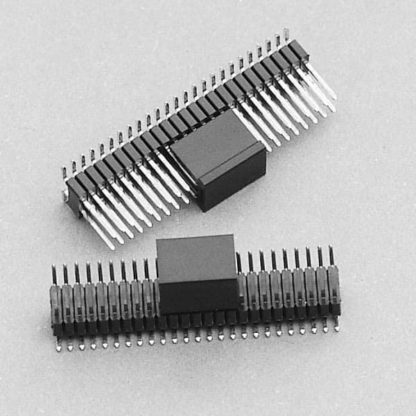 E16 Pitch Pin Header Single & Dual Row Single Body Vertical SMT TYPE (Dual Row: 1.27*2.54mm)