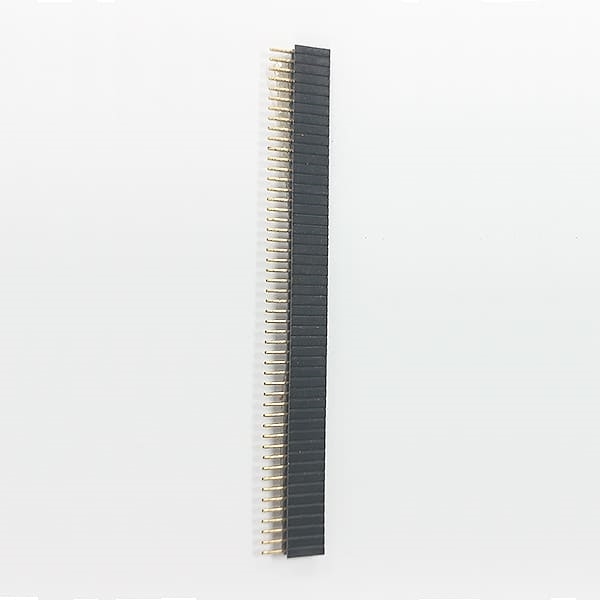 F02 Female Header Single & Dual Row Straight DIP TYPE ( Dual Row: 1.27*2.54mm )