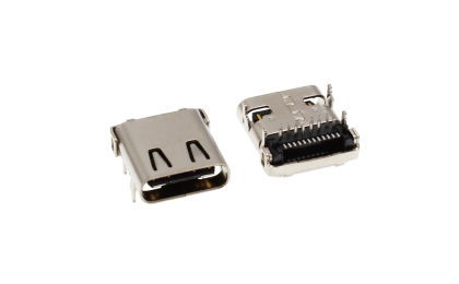 UTC237- USB4.0 Receptacle Top Mount DIP+SMT Type